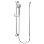 Pfister Holliston 1.75 GPM Multi Function Hand Shower Package - Includes Slide Bar, Hose, and Wall Supply Polished Chrome