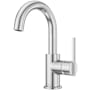 Pfister Brislin 1 GPM Single Hole Bathroom Faucet with Pop-Up Drain Assembly and Forward Handle Operation Polished Chrome