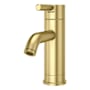 Pfister Contempra 1.2 GPM Single Hole Bathroom Faucet with Pop-Up Drain Assembly Brushed Gold