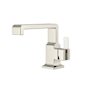 Pfister Verve 1.2 GPM Single Hole Bathroom Faucet with Pop-Up Drain Assembly and Push & Seal, UltraSeal, and Pfast Connect Technologies - Less Handle Polished Nickel
