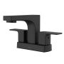 Pfister Pfirst Modern 1.2 GPM Centerset Bathroom Faucet Matte Black