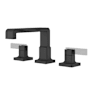 Pfister Verve 1.2 GPM Widespread Bathroom Faucet with Pop-Up Drain Assembly and Push & Seal and UltraSeal Technologies - Less Handles Matte Black