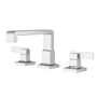 Pfister Verve 1.2 GPM Widespread Bathroom Faucet with Pop-Up Drain Assembly and Push & Seal and UltraSeal Technologies - Less Handles Polished Chrome