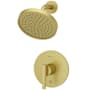 Pfister Contempra Pressure Balanced Shower Only Trim Package with 1.8 GPM Single Function Rain Shower Head Brushed Gold