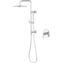Pfister Contempra Pressure Balance Shower Trim with Shower Column and 10" Showerhead Polished Chrome