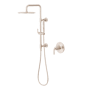 Pfister Tenet Pressure Balanced Shower System with Shower Head, Hand Shower, Slide Bar, Shower Arm, Hose, and Valve Trim - Less Rough-In Valve Brushed Nickel