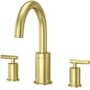 Pfister Contempra Deck Mounted Roman Tub Faucet Trim with Metal Lever Handles Brushed Gold