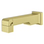 Pfister Modern Square 8-11/16" Integrated Diverter Tub Spout Brushed Gold