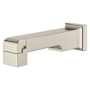 Pfister Modern Square 8-11/16" Integrated Diverter Tub Spout Polished Nickel