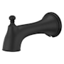 Pfister Transitional Round 6-13/16" Integrated Diverter Tub Spout Matte Black