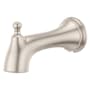 Pfister Transitional Round 6-13/16" Integrated Diverter Tub Spout Brushed Nickel