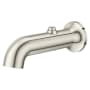 Pfister Modern Round 7-1/8" Integrated Diverter Tub Spout Polished Nickel