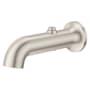 Pfister Modern Round 7-1/8" Integrated Diverter Tub Spout Brushed Nickel