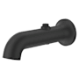 Pfister Modern Round 7-1/8" Integrated Diverter Tub Spout Spot Defense Matte Black