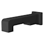Pfister Modern Square 8-11/16" Tub Spout Matte Black