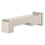 Pfister Modern Square 8-11/16" Tub Spout Brushed Nickel