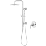 Pfister Tenet Pressure Balance Shower Trim with Shower Column and 10" Rainhead Polished Chrome