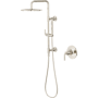Pfister Tenet Pressure Balance Shower Trim with Shower Column and 10" Rainhead Polished Nickel