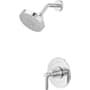 Pfister Winter Park Pressure Balance Shower Trim with Round Multi-Function Showerhead, 9" Shower Arm & Flange Polished Chrome