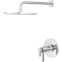 Pfister Winter Park Thermostatic Shower Trim with Round 10" Rainhead, 18" Straight Shower Arm & Flange Polished Chrome