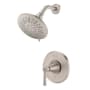 Pfister Saxton Shower Only Trim Package with 1.8 GPM Multi Function Shower Head Brushed Nickel