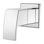 Pfister Kenzo Diverter Valve Trim Only with Single Lever Handle and 3 or 6 Functions - Less Valve Polished Chrome