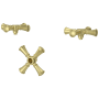 Pfister Tisbury Tub Filler Cross Handles Brushed Gold