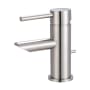 Pioneer Faucets Motegi 1.2 GPM Single Hole Bathroom Faucet with Brass Pop-Up Drain Assembly Brushed Nickel