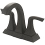 Pioneer Faucets Prenza 1.2 GPM Centerset Bathroom Faucet with Brass Push Down Drain Assembly Matte Black