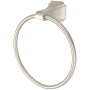Pioneer Faucets Prenza 7-5/16" Wall Mounted Towel Ring PVD Brushed Nickel