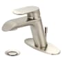 Pioneer Faucets i1 1.2 GPM Single Hole Bathroom Faucet with Pop-Up Drain Assembly Brushed Nickel