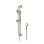 Pioneer Faucets Accent 1.75 GPM Multi Function Hand Shower Package - Includes Slide Bar, Hose, and Wall Supply Brushed Nickel