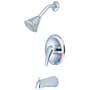Pioneer Faucets Elite Tub and Shower Trim Package with 1.75 GPM Multi Function Shower Head Polished Chrome