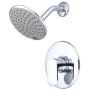 Pioneer Faucets i1 Shower Trim Set with 1.75 GPM Single Function Shower Head Polished Chrome