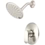 Pioneer Faucets i1 Shower Trim Set with 1.75 GPM Single Function Shower Head Brushed Nickel