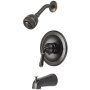 Pioneer Faucets Accent Tub and Shower Trim Package with 1.75 GPM Multi Function Shower Head Moroccan Bronze