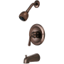 Pioneer Faucets Accent Tub and Shower Trim Package with 1.75 GPM Multi Function Shower Head Oil Rubbed Bronze
