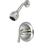 Pioneer Faucets Accent Shower Trim Set with 1.75 GPM Multi Function Shower Head Brushed Nickel