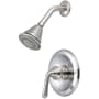 Pioneer Faucets Accent Shower Trim Set with 1.75 GPM Multi Function Shower Head Brushed Nickel