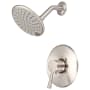 Pioneer Faucets i2 Shower Trim Set with 1.75 GPM Single Function Shower Head Brushed Nickel