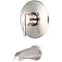 Pioneer Faucets i2v Wall Mounted Tub Filler Brushed Nickel