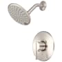 Pioneer Faucets i2v Shower Trim Set with 1.75 GPM Single Function Shower Head Brushed Nickel