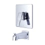 Pioneer Faucets i3 Wall Mounted Tub Filler Polished Chrome
