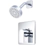 Pioneer Faucets i4 Shower Trim Set with 1.75 GPM Single Function Shower Head Polished Chrome