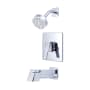 Pioneer Faucets i3 Tub and Shower Trim Package with 1.75 GPM Single Function Shower Head Polished Chrome