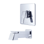 Pioneer Faucets i3 Wall Mounted Tub Filler Polished Chrome