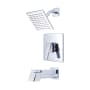 Pioneer Faucets i3 Tub and Shower Trim Package with 1.75 GPM Single Function Shower Head Polished Chrome