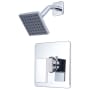 Pioneer Faucets Mod Shower Trim Set with 1.75 GPM Single Function Shower Head, and Diverter Tub Spout with Escutcheon Polished Chrome