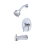 Pioneer Faucets Motegi Tub and Shower Trim Package with 1.75 GPM Multi Function Shower Head Polished Chrome