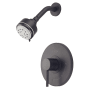 Pioneer Faucets Motegi Shower Trim Set with 1.75 GPM Multi Function Shower Head Matte Black